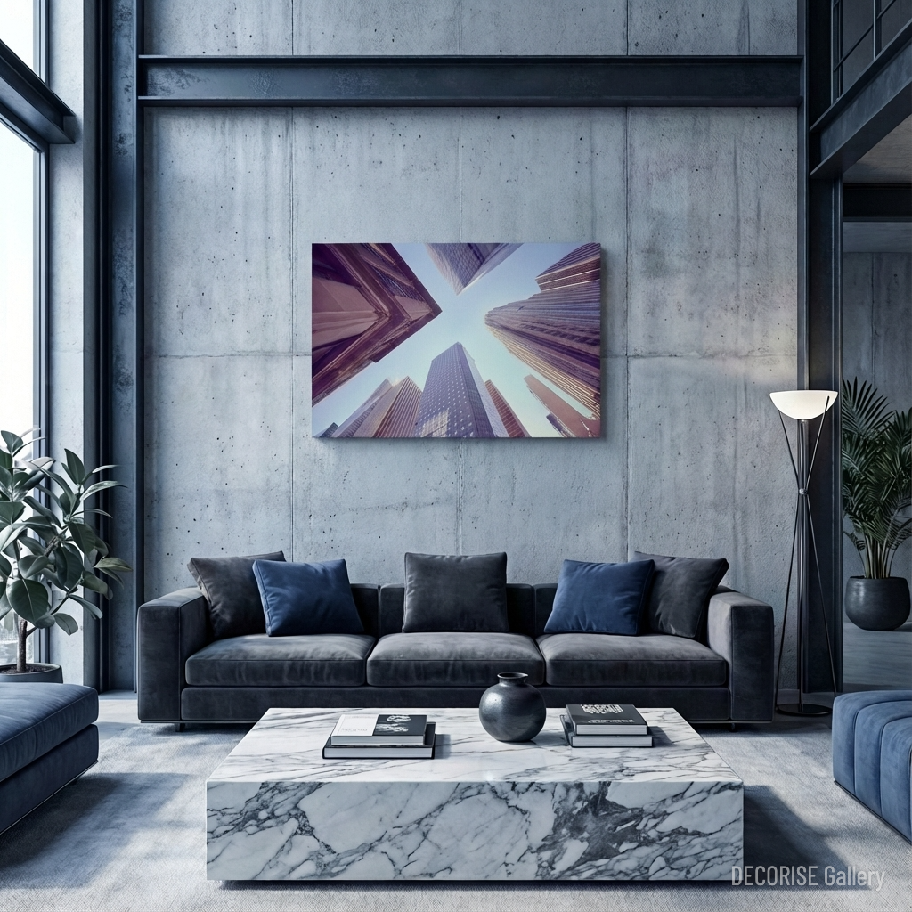 Spojrzenie w górę na szklane wieżowce