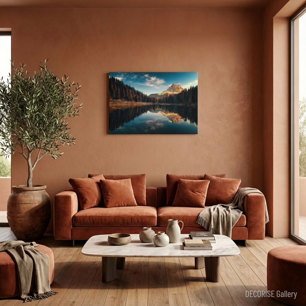 Góry odbite w lustrze jeziora