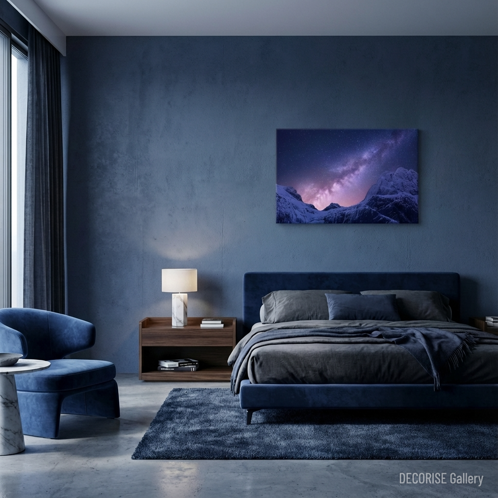 Droga Mleczna nad ośnieżonymi szczytami