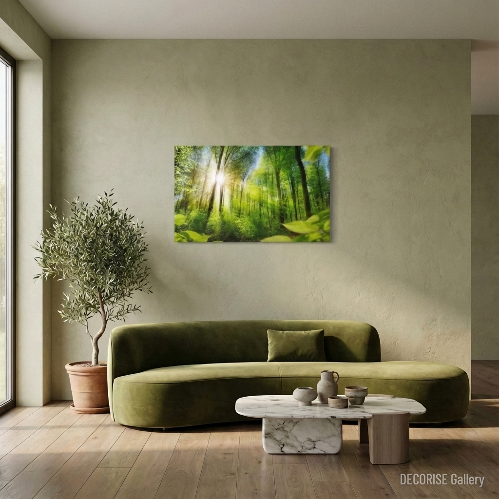 Słoneczny las bukowy