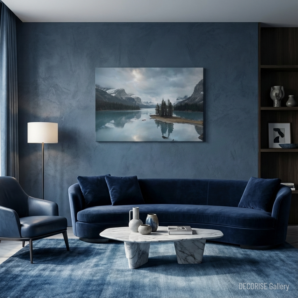 Czerwony kajak na jeziorze w górach