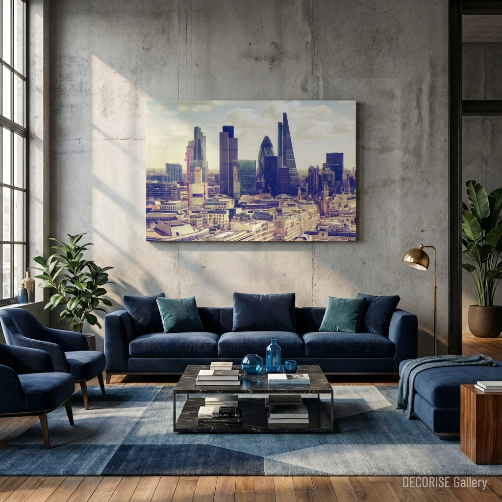 Panorama nowoczesnej architektury Londynu