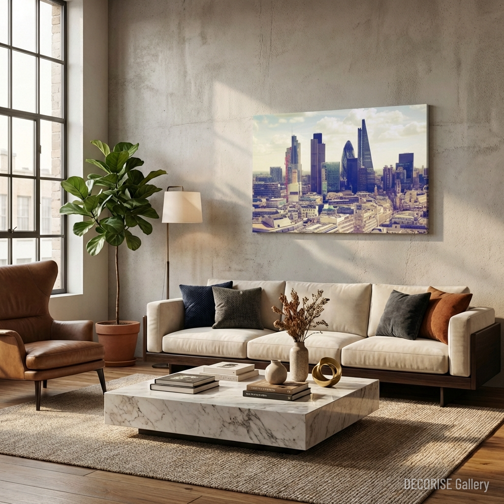 Panorama nowoczesnej architektury Londynu