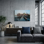 Obraz na Płótnie – Panorama Manhattanu i Drewniane Palisady