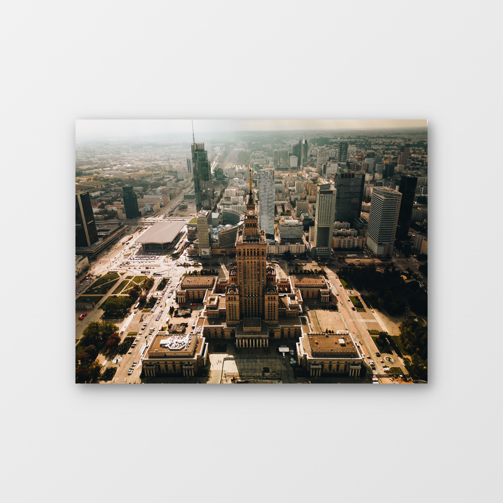 Panorama Warszawy z Pałacem Kultury