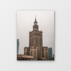 Pałac Kultury i Nauki we mgle