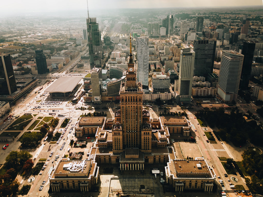 Panorama Warszawy z Pałacem Kultury