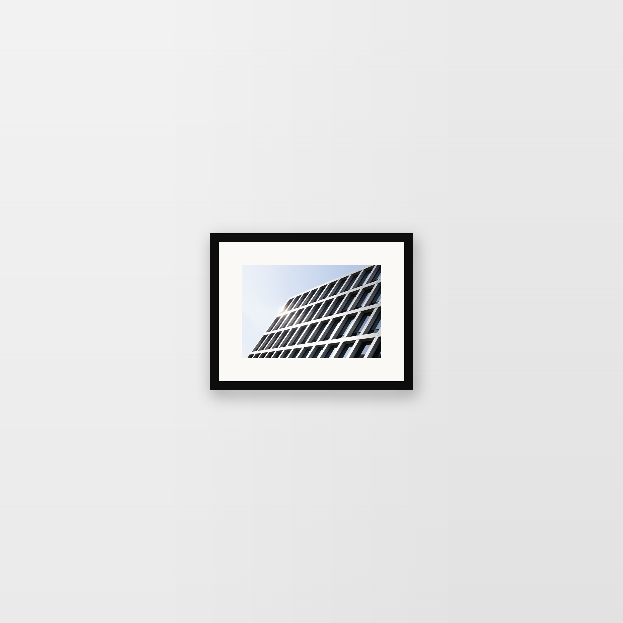 Fine Art Print - Fragment fasady nowoczesnego biurowca