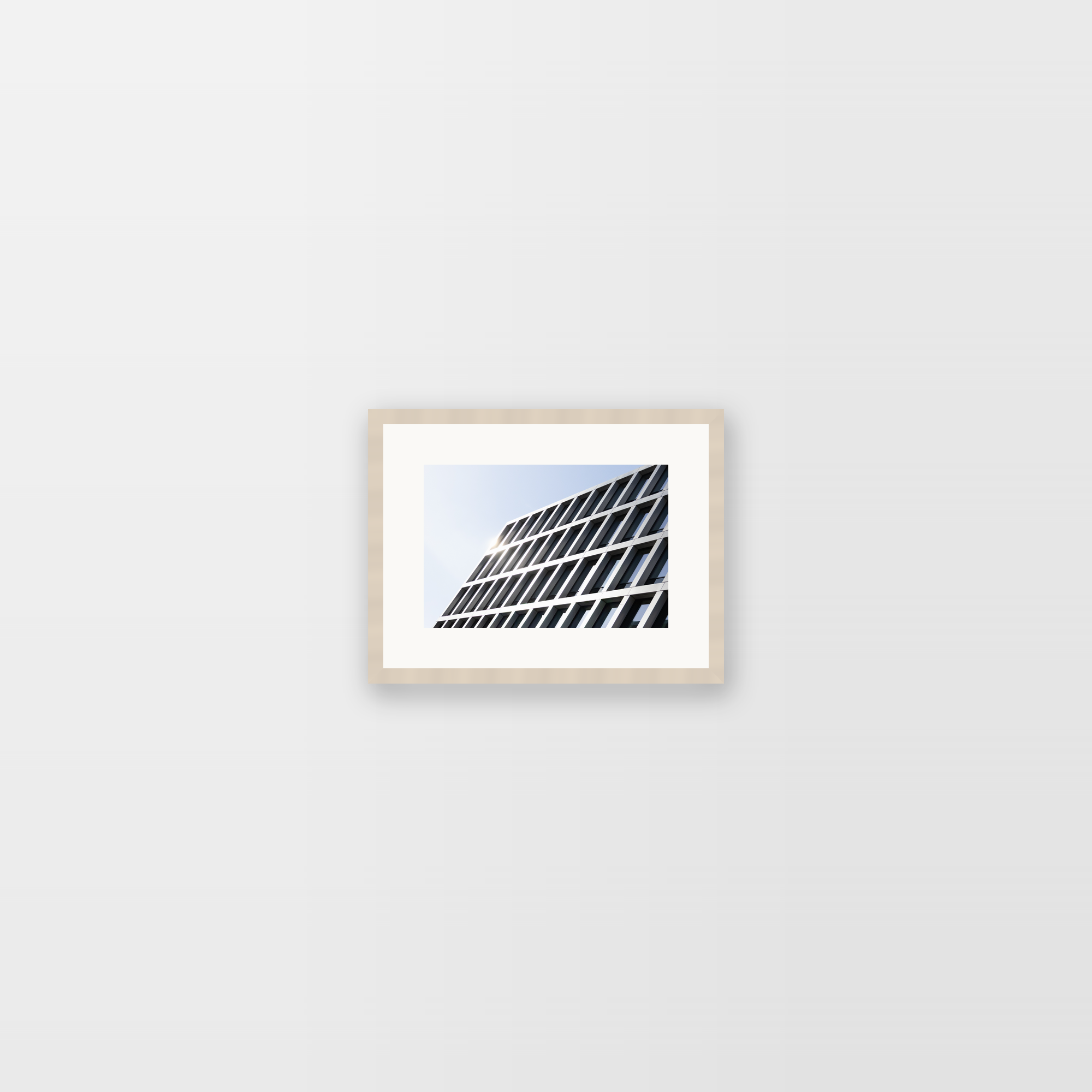 Fine Art Print - Fragment fasady nowoczesnego biurowca