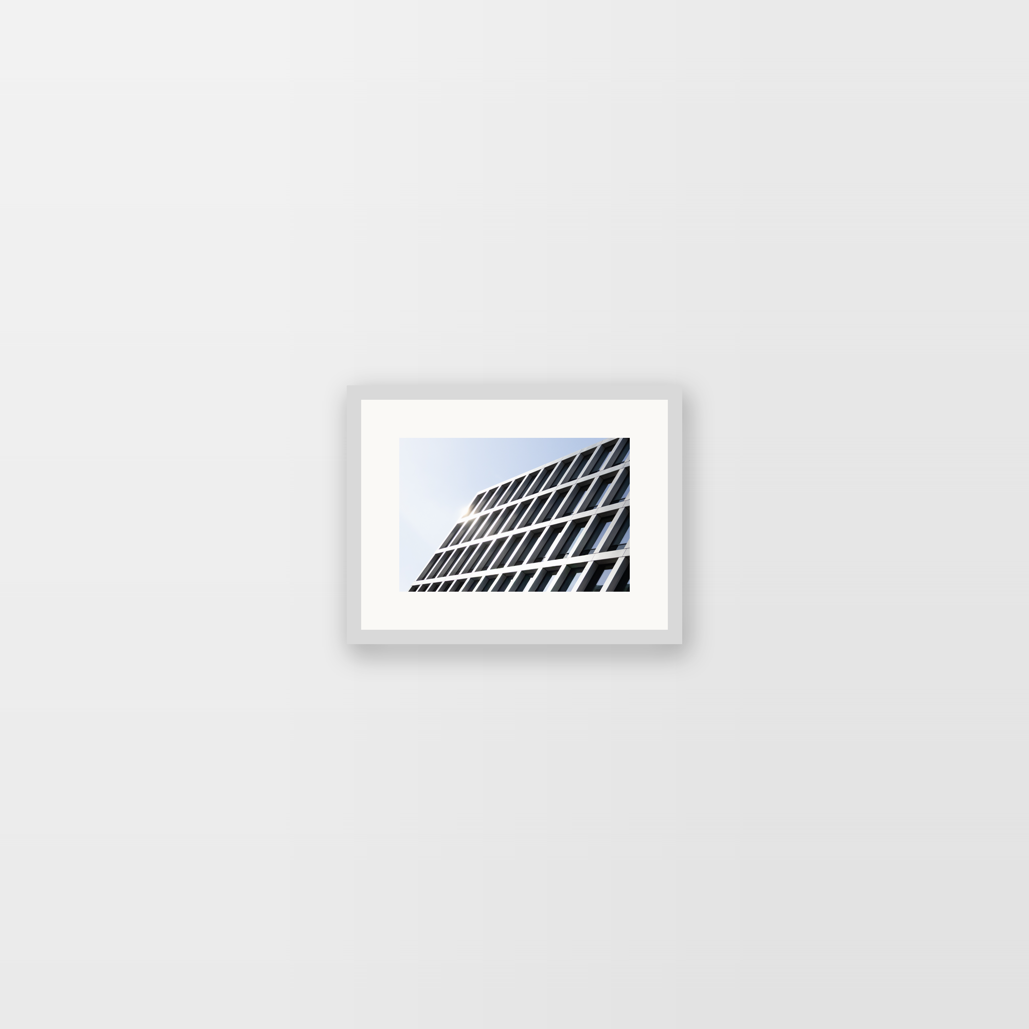 Fine Art Print - Fragment fasady nowoczesnego biurowca