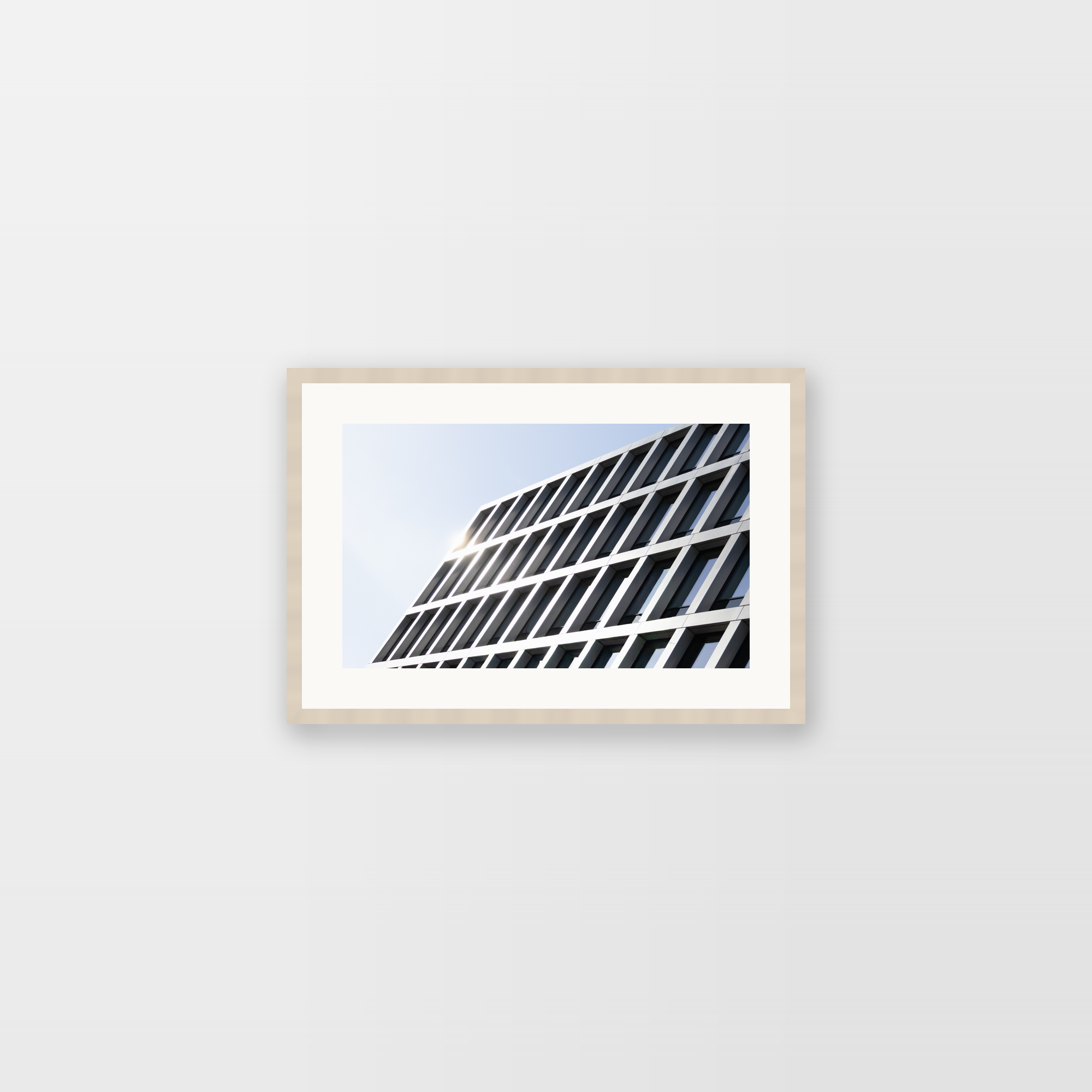 Fine Art Print - Fragment fasady nowoczesnego biurowca