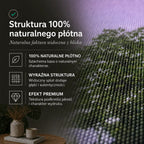 Widoczna struktura naturalnego płótna | DECORISE