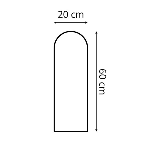 Panel Tapicerowany Beżowy 20cm 20x60 cm