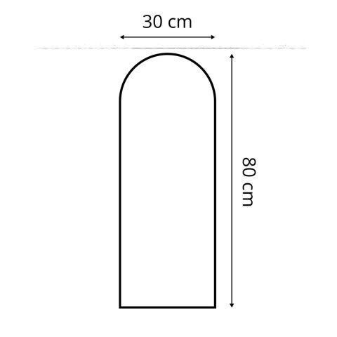 Panel Tapicerowany Beżowy 30cm 30x80 cm