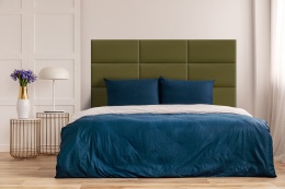 40x30 cm Khaki Welur Panel Tapicerowany