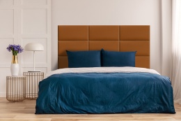 40x30 cm Miodowy Welur Panel Tapicerowany