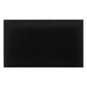 50x30 cm Czarny Welur Panel Tapicerowany