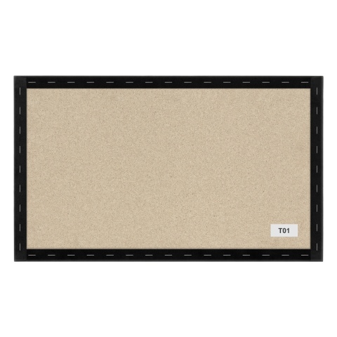 50x30 cm Czarny Welur Panel Tapicerowany