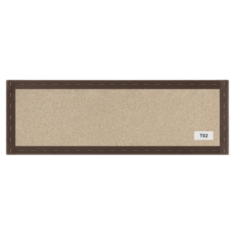 60x30 cm Brązowy Welur Panel Tapicerowany 60x30 cm Brązowy Welur Panel Tapicerowany