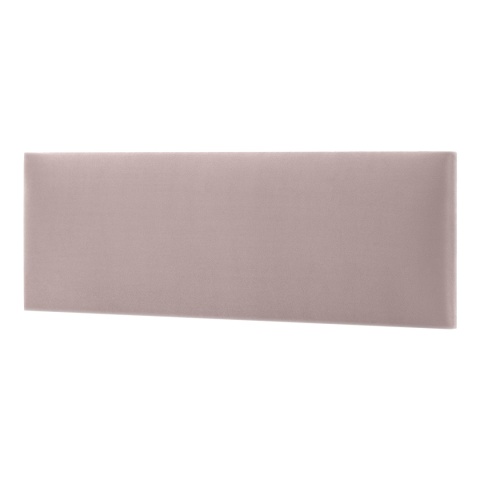 80x20 cm Różowy Welur Panel Tapicerowany