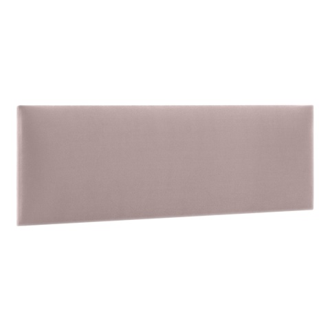 80x20 cm Różowy Welur Panel Tapicerowany