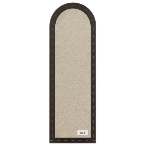 20x60 cm Brązowy Eko Skóra Panel Tapicerowany