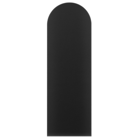 20x60 cm Czarny Eko Skóra Panel Tapicerowany