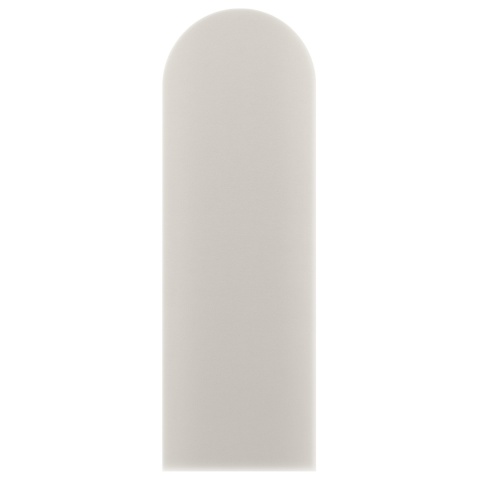 20x60 cm Kremowy Eko Skóra Panel Tapicerowany