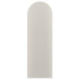 20x80 cm Kremowy Eko Skóra Panel Tapicerowany