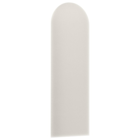 20x80 cm Kremowy Eko Skóra Panel Tapicerowany