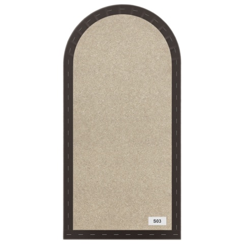 30x100 cm Brązowy Eko Skóra Panel Tapicerowany