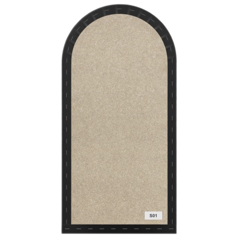 30x80 cm Czarny Eko Skóra Panel Tapicerowany