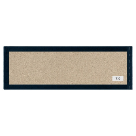 70x30 cm Granatowy Welur Panel Tapicerowany