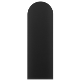 20x100 cm Czarny Eko Skóra Panel Tapicerowany