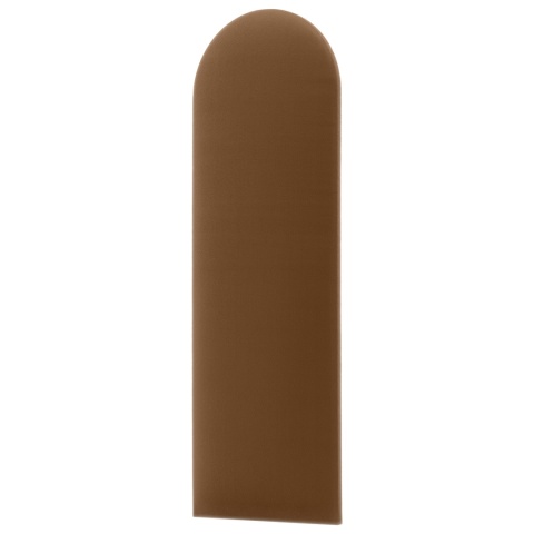 20x100 cm Miodowy Welur Panel Tapicerowany