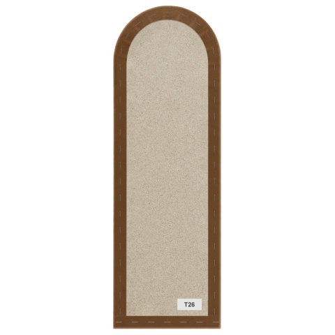 20x60 cm Miodowy Welur Panel Tapicerowany 20x60 cm Miodowy Welur Panel Tapicerowany