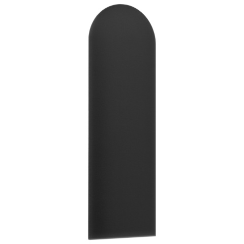 20x80 cm Czarny Eko Skóra Panel Tapicerowany