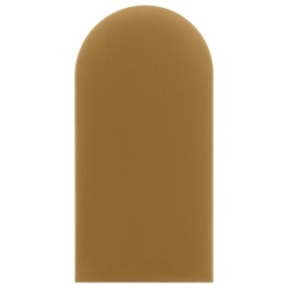 30x100 cm Żółty Welur Panel Tapicerowany