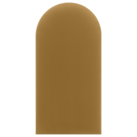 30x100 cm Żółty Welur Panel Tapicerowany