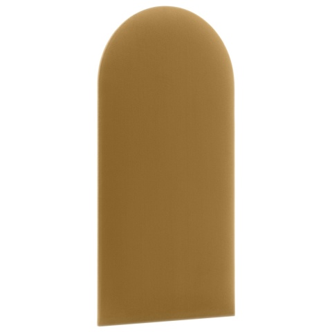 30x100 cm Żółty Welur Panel Tapicerowany