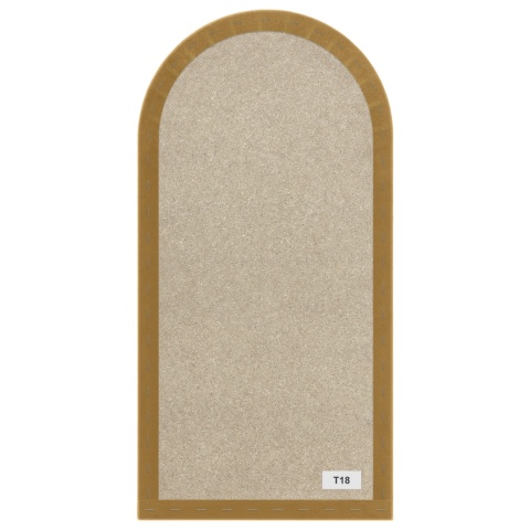 30x100 cm Żółty Welur Panel Tapicerowany