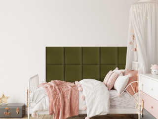 30x30 cm Khaki Panel Tapicerowany