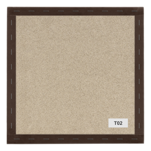 40x40 cm Brązowy Panel Tapicerowany