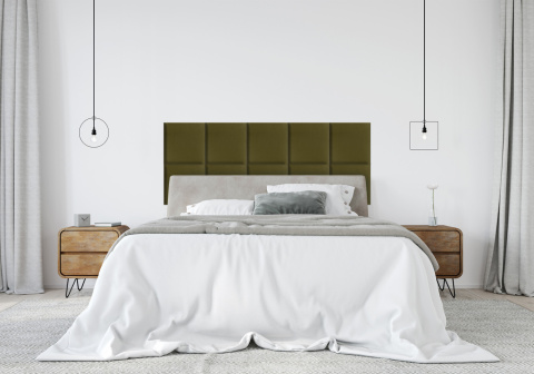 40x40 cm Khaki Panel Tapicerowany