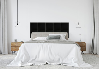 50x50 cm Czarny Panel Tapicerowany