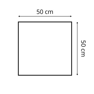 50x50 cm Różowy Panel Tapicerowany