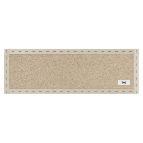 100x20 cm Kremowy Panel Tapicerowany