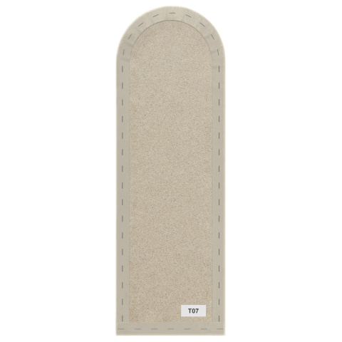 20x60 cm Kremowy Panel Tapicerowany