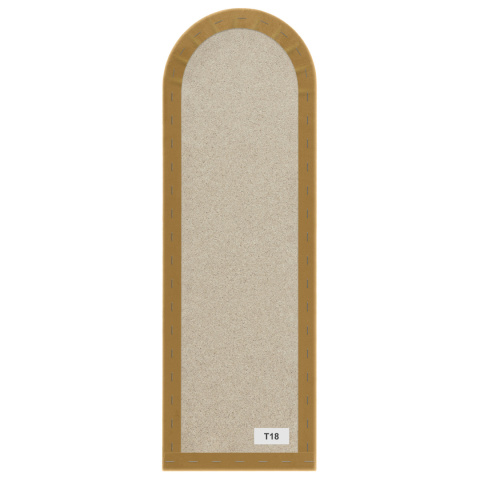20x80 cm Żółty Panel Tapicerowany