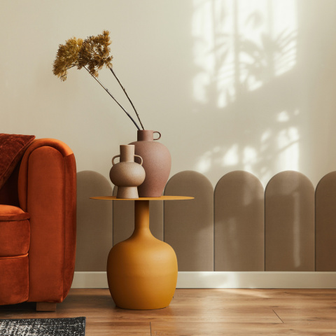 30x60 cm Beżowy Panel Tapicerowany